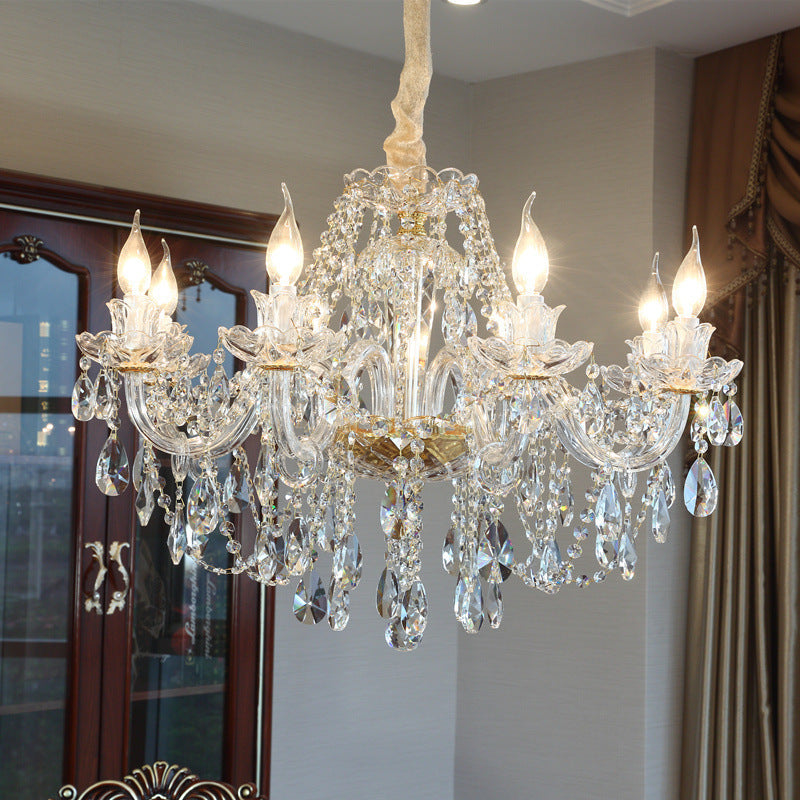 Cascading Crystal LED Chandelier