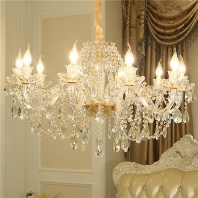 Cascading Crystal LED Chandelier