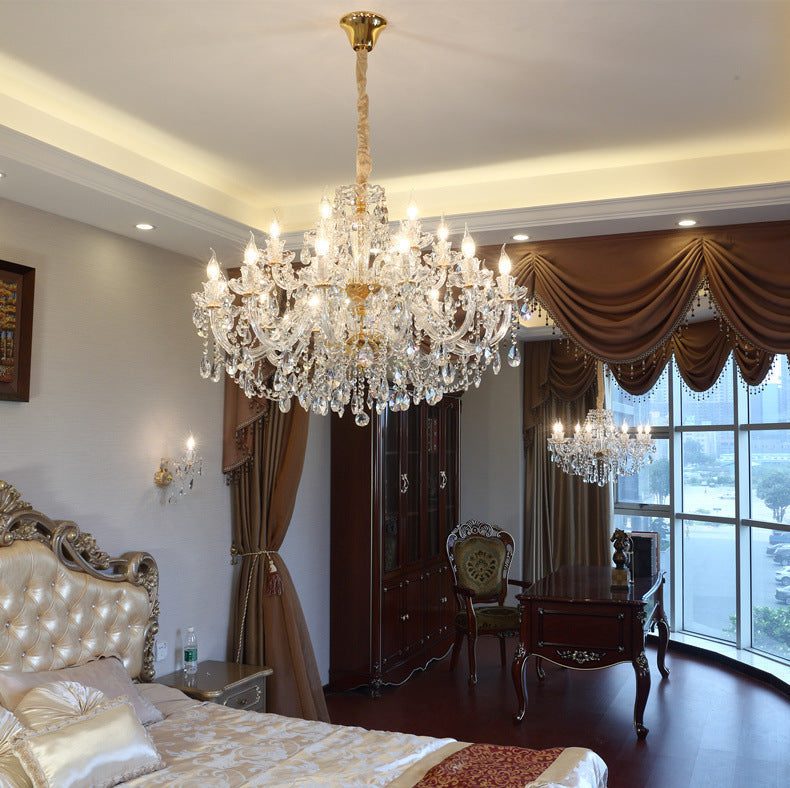 Cascading Crystal LED Chandelier