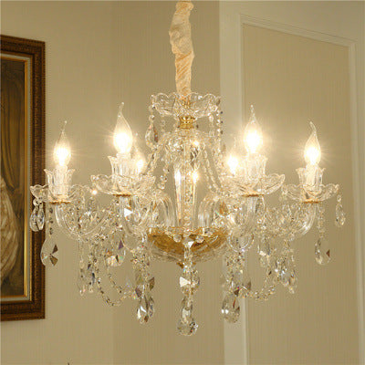 Cascading Crystal LED Chandelier
