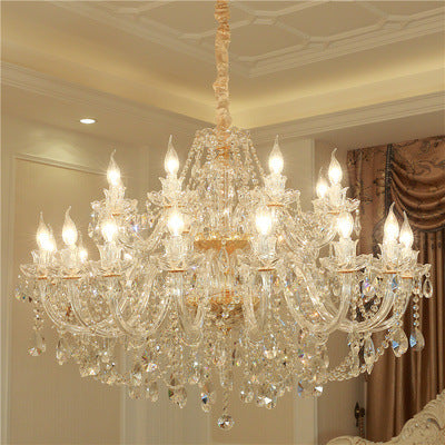 Cascading Crystal LED Chandelier