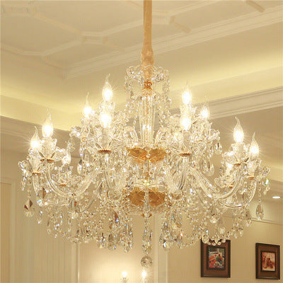 Cascading Crystal LED Chandelier