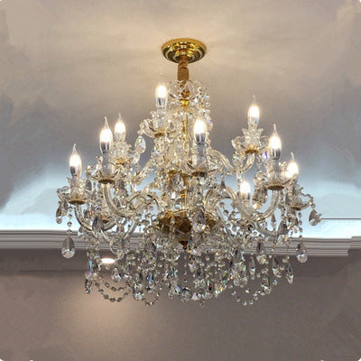 Cascading Crystal LED Chandelier